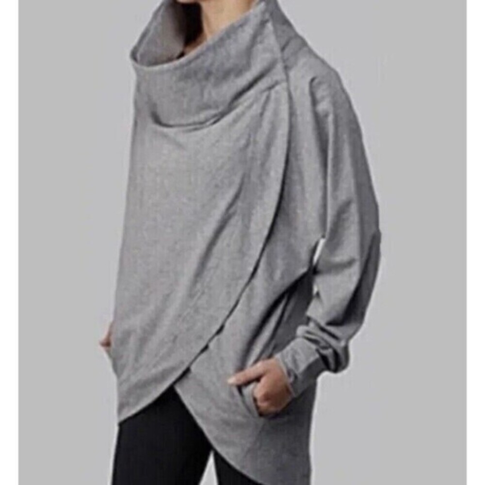 LULULEMON Jacket  6 Cocoon Wrap Sweater Athleisure Coastal Minimalist Boho RARE